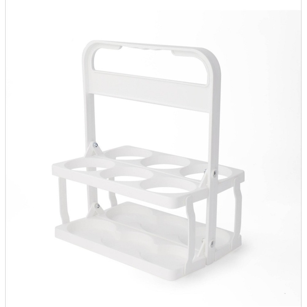 Target Bullseye's Drink Carrier 6 Cups of Beverage Delivery Driver white
